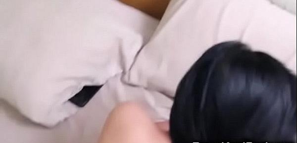  Shy Asian Teen Creampied by Tourist!
